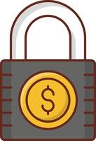 dollar Vector illustration on a transparent background. Premium quality symbols. Vector Line Flat color  icon for concept and graphic design.