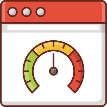 performance Vector illustration on a transparent background. Premium quality symbols. Vector Line Flat color  icon for concept and graphic design.