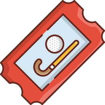 ticket Vector illustration on a transparent background. Premium quality symbols. Vector Line Flat color  icon for concept and graphic design.