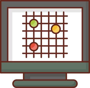 ilustración vectorial gráfica sobre un fondo transparente. símbolos de primera calidad. icono de color plano de línea vectorial para concepto y diseño gráfico. vector