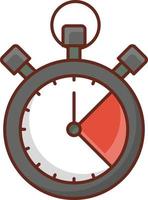 timer Vector illustration on a transparent background. Premium quality symbols. Vector Line Flat color  icon for concept and graphic design.