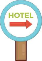 hotel Vector illustration on a transparent background. Premium quality symbols. Vector Line Flat color  icon for concept and graphic design.