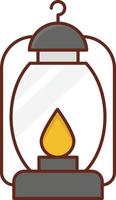 candle Vector illustration on a transparent background. Premium quality symbols. Vector Line Flat color  icon for concept and graphic design.