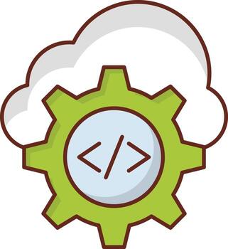 coding Vector illustration on a transparent background. Premium quality symbols. Vector Line Flat color  icon for concept and graphic design.