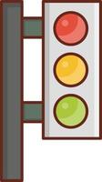 traffic Vector illustration on a transparent background. Premium quality symbols. Vector Line Flat color  icon for concept and graphic design.