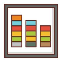 graph Vector illustration on a transparent background. Premium quality symbols. Vector Line Flat color  icon for concept and graphic design.