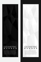 Abstract banner with polygon background. Templates or website headers. Design element. Low poly background. Banner vector