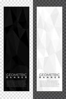 Abstract banner with polygon background. Templates or website headers. Design element. Low poly background. Banner vector