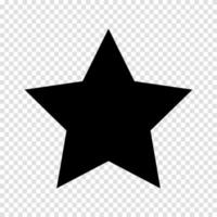 Star vector icon eps 10. Simple isolated illustration.