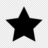 Star vector icon eps 10. Simple isolated illustration.