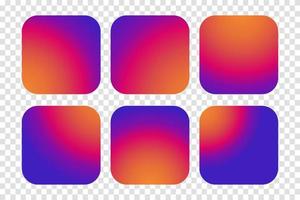 Colorful Background in new social style. Trendy Color pattern vector