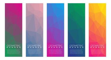 Abstract banner with polygon background. Templates or website headers. Design element. Low poly background. Banner vector