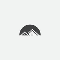 diseño de logotipo de bienes raíces vector