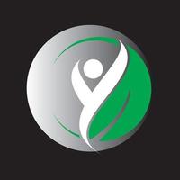 Vector logo design. Wellness and healthy