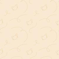 Seamless pattern. Feline seamless pattern. Cats faces with lines on a beige background. vector