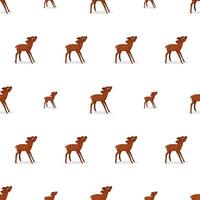 Seamless pattern with a deer. Suitable for backgrounds, postcards, and wrapping paper. . vector