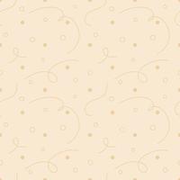 Seamless pattern. Lines and dots on a beige background. vector