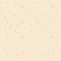 Seamless pattern. Lines and dots on a beige background. vector