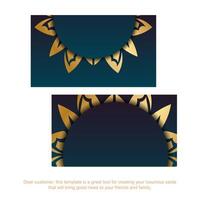 A set of three different designs for a business card vector