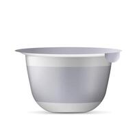 A bowl with a lid on a white background vector