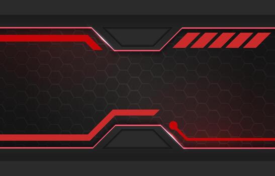 Modern background red with element vector