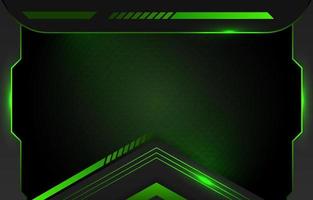 Modern background green with element vector