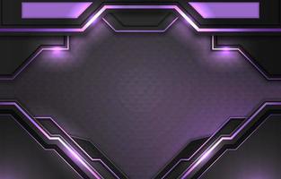 Modern background purple with element vector