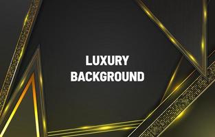 Modern black and gold background luxury with element vector