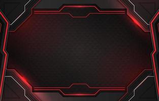 Modern background red with element vector