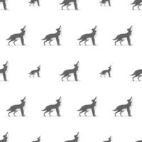 Wolf seamless pattern. Suitable for backgrounds, postcards, and wrapping paper. Vector. vector