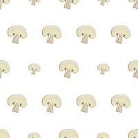 Seamless pattern with mushroom. Suitable for backgrounds, postcards, and wrapping paper. . vector