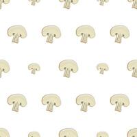 Seamless pattern with mushroom. Suitable for backgrounds, postcards, and wrapping paper. Vector. vector