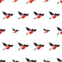 Seamless pattern with a bird. Suitable for backgrounds, postcards, and wrapping paper. Vector. vector