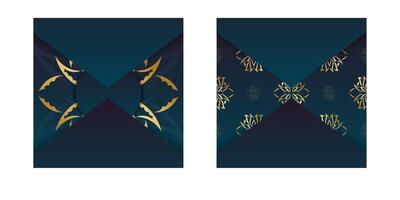 Two different designs for a business card vector
