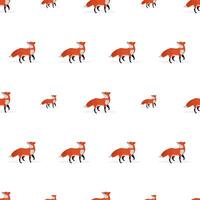 Seamless pattern with fox. Suitable for backgrounds, postcards, and wrapping paper. . vector