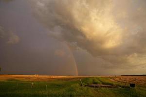 Prairie Storm Clouds Sunset photo