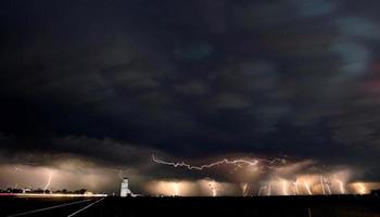 pradera nubes de tormenta canadá foto