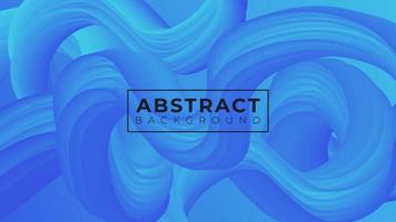 Gradient modern 3d fluid colorful abstract wavy background illustration. vector