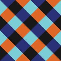 Blue Orange Chess Board Diamond Background vector