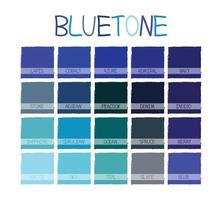 Bluetone Color Tone vector