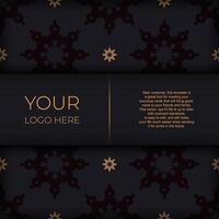 A black and gold background with a gold pattern vector