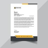 Letterhead Design Template vector