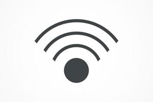 icono de onda de señal wifi vector