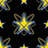 Star Black Background vector