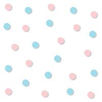 Blue Pink Circle Abstract White Background vector