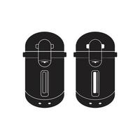 Electric Kettle icon Vector Illustration. Flat Sign
