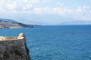 Tower in Fortezza of Rethymno. The Fortezza is the citadel of the city of Rethymno in Crete, Greece. photo