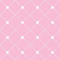 White Square Diamond Grid Light Pink Background. Classic Minimal Pattern Texture Background. vector