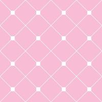 White Square Diamond Grid Light Pink Background. Classic Minimal Pattern Texture Background. vector