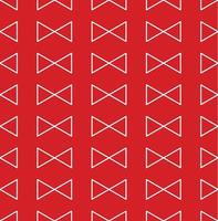 Red Triangle Ribbon Seamless Pattern vector